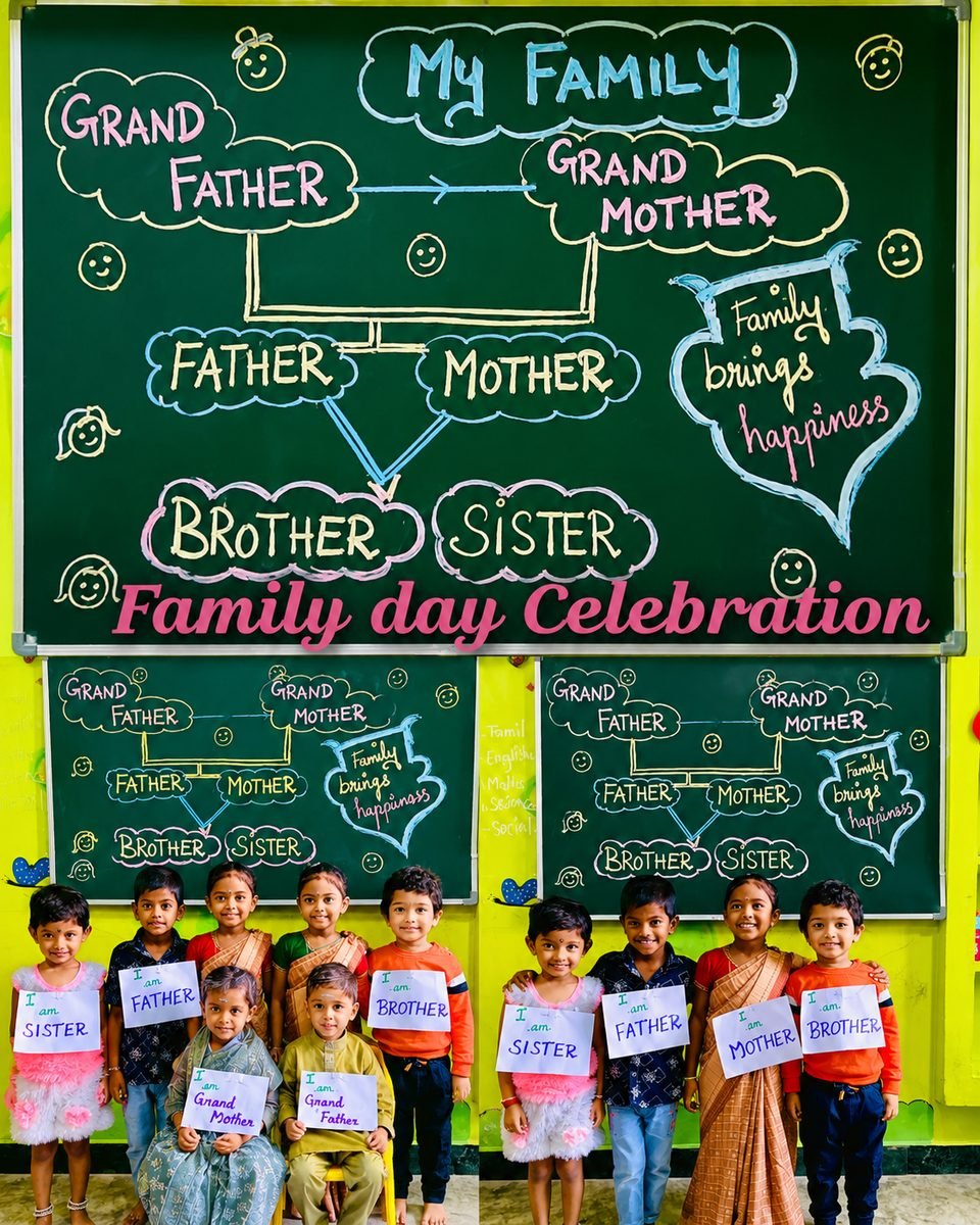 Children taking part in a creative Family Day craft activity